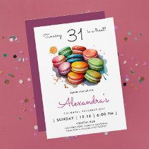 Chic de Chica Moderna Macarons Dulces Aquarela Arc