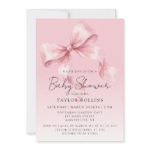 Chic Lazo Dulce Rosa Baby Shower