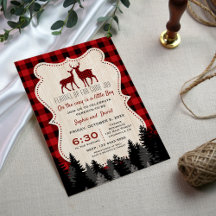 Chic Little Hunter Lumberjack Baby Shower