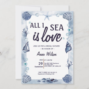 Invitación Chic Todo Lo Que Veo Es Amor Despedida de Soltera 