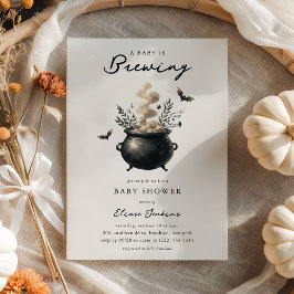 Invitación Chic 'un bebé está en camino' Baby Shower de Hallo