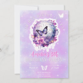 Invitación Chica adolescente invitado en su cumpleaños