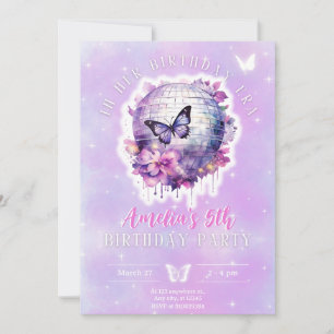 Invitación Chica adolescente invitado en su cumpleaños