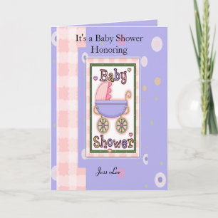 Invitación chica Baby Shower