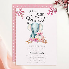 Invitación Chica Baby Shower de la Caída de la Calabaza del E