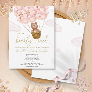 Invitación Chica Baby Shower Por Correo A Larga Distancia Ted