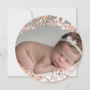 Invitación Chica Baby Shower Silver Grey Royal Photo Elegant