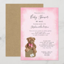 Invitación Chica carga Baby Shower por correo