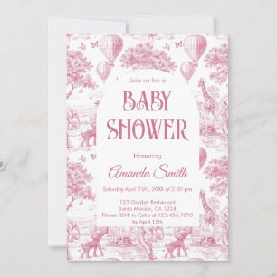 Invitación Chica Chinoiserie Toile de Jouy