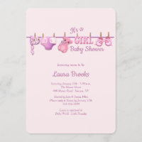 Chica Clothesline Baby Shower