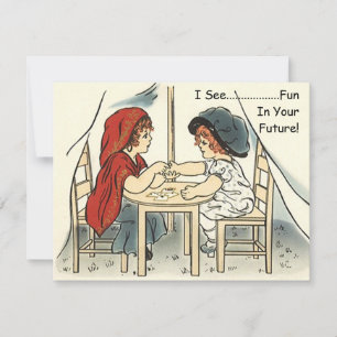 Invitación Chica con su futuro les dijo a los niños invitacio