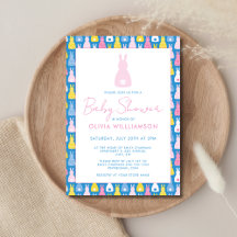 Chica conejo bebé Baby Shower