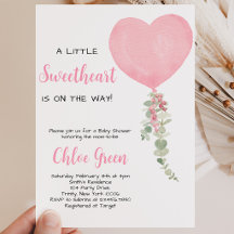 Chica Cumpleaños Globo Corazón Rosa