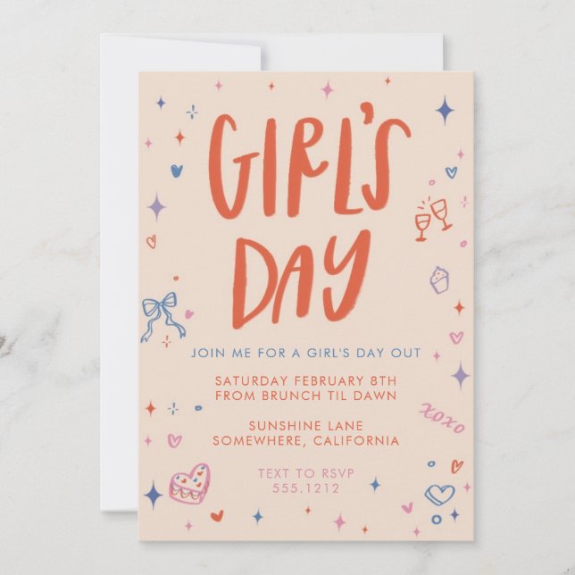 INVITACIÓN CHICA DAY INVITE (Anverso)