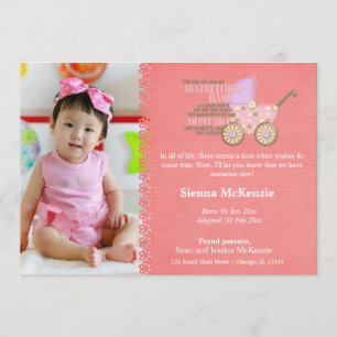 Invitación Chica de Adopción