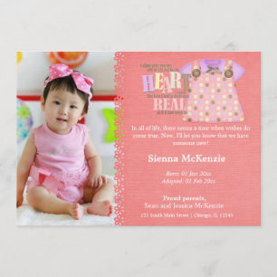 Invitación Chica de Adopción