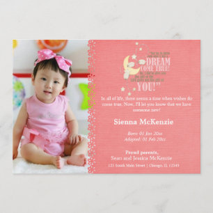 Invitación Chica de Adopción