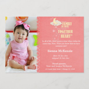 Invitación Chica de Adopción
