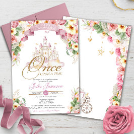 Invitación Chica de Castillo de Little Princess Fairytale Bab