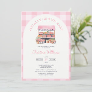 Invitación Chica de Crecimiento Local Baby Shower