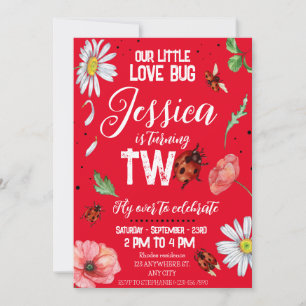 Invitación Chica de cumpleaños de color acuático mágico