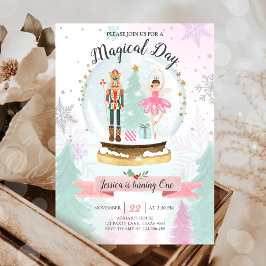 Invitación Chica de cumpleaños de un nucleador tierra de dulc