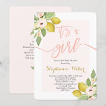 Chica de ducha Lemon Baby