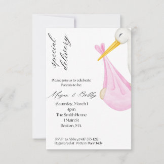 Invitación Chica de entrega especial