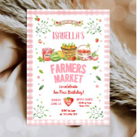 Chica de frutas de verduras cultivadas en el merca