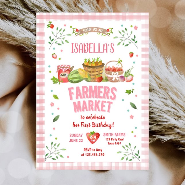 Invitación Chica de frutas de verduras cultivadas en el merca (Subido por el creador)