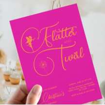 Chica de hadas Cumpleaños Minimalista Simple Moder