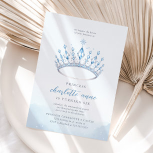 Invitación Chica de invierno Ice Princess