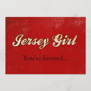 Invitación Chica de Jersey