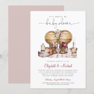 Invitación Chica De La Cátedra Boho Peacock Por Baby Shower