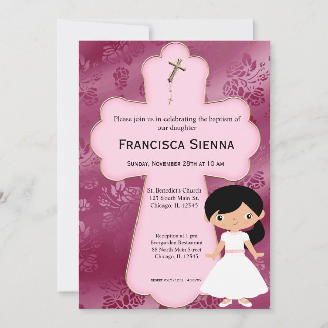 Invitación Chica de la Santa Comunión (Anverso)