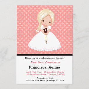 Invitación Chica de la Santa Comunión