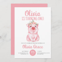 Chica de Lechón de la granja caliente caliente cal