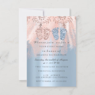 Invitación Chica de los pies de plata de resurgimiento de gén