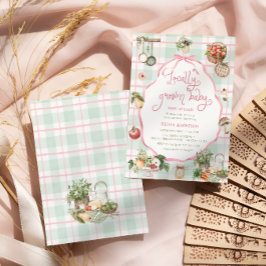 Invitación Chica de mercado de cría local de bebés en Baby Sh