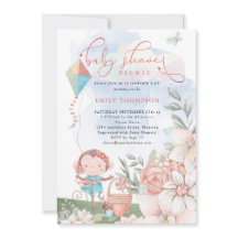 Chica de mono lindo Kite Baby Shower Picnic