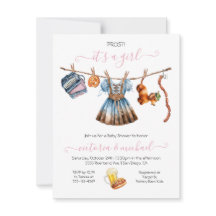 Chica de Oktoberfest Baby Shower Clothesline