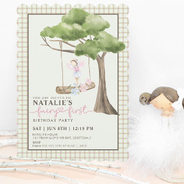 Invitación Chica de primera  Fiesta de cumpleaños personaliza