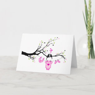 Invitación chica de recién nacido, diseño de ducha de bebé