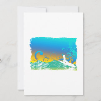 Invitación Chica de Surf