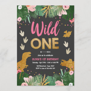 Invitación Chica de un Fiesta chino salvaje