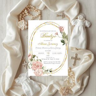 Invitación Chica del bautismo en España