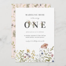 Chica del tema de las flores silvestres