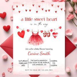 Invitación Chica Dulce Baby Shower 