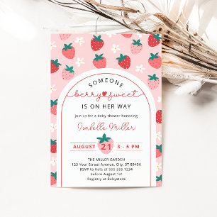 Invitación Chica Dulce de Verano Baby Shower