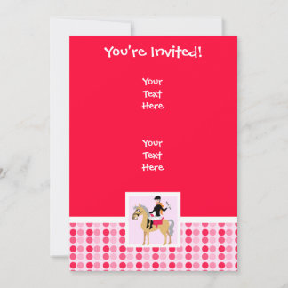 Invitación Chica ecuestre.